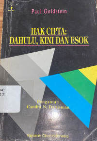 Hak Cipta : Dahulu, Kini, Esok