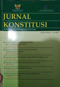 Jurnal Konstitusi : PKK Fakultas Syariah Antasari