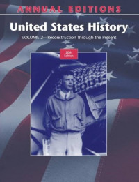 Annual Editions : United States History, Volume 2, Twentiethe Edition