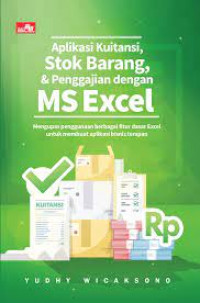 Aplikasi kuitansi, stok barang, & penggajian dengan MS Excel