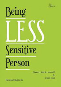 Being less sensitive person