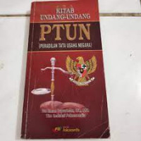 Kitab undang-undang PTUN (Peradilan Tata Usaha Negara)