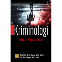 Kriminologi : Suatu Pengantar