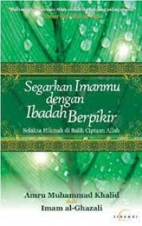 Image of Segarkan imanmu dengan ibdah berpikir