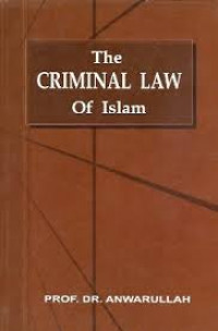 The Criminal law of Islam