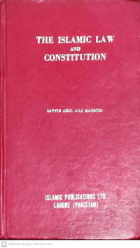 The Islamic Law and Constitution