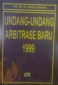 Undang-undang Arbitrase Baru 1999