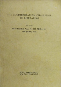 The Communitarian Challenge to Liberalism