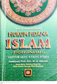 Hukum pidana islam : fiqih jinayah