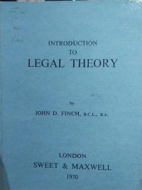 Introduction to Legal Theory
