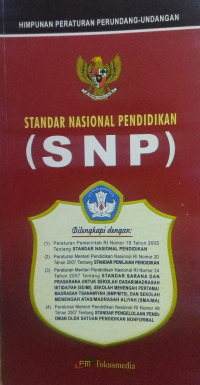 Standar Nasional Pendidikan (SNP)