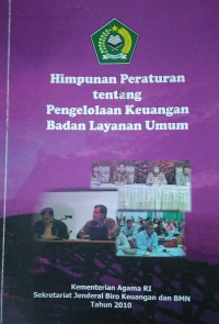 Buku Himpunan Peraturan Tentang Pola Pengelolaan Keuangan Badan layanan Umum