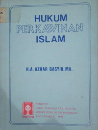 Hukum Perkawinan Islam