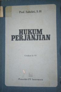 Hukum Perjanjian