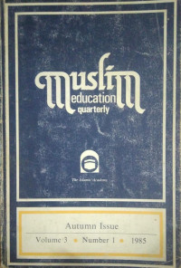 Muslim Education Quarterly : Autumn Issue