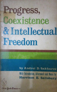 Progress, Coexistence & Intellectual Freedom