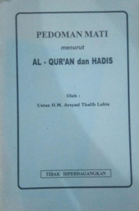 Pedoman Mati Menurut Al- Qur'an Dan Hadis