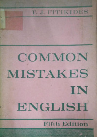 Common Mistakes In English With Exercises
