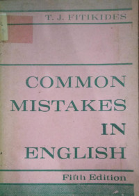 Common Mistakes In English With Exercises