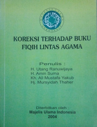 Koreksi Terhadap Buku Fiqih Lintan Agama