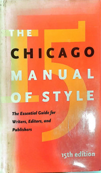 The Chicago Manual of Style