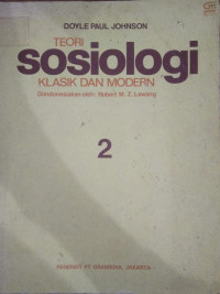 Teori Sosiologi Klasik Dan Modern