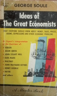 Ideas Of The Great Economists