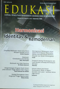 Edukasi : Jurnal Penelitian Pendidikan Agama dan Keagamaan