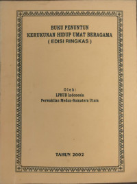 Buku Penuntun Kerukunan Hidup Umat Beragama