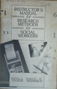 Insructors's Manual For Research Methods for Social Workers