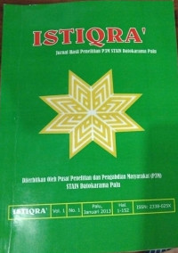 Istiqra : Jurnal Penelitian Ilmiah