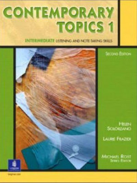 Image of Contemporary Topics 1 : Intermediate Listening And Note-Taking Skills