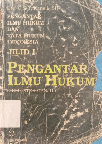 Image of Pengantar ilmu hukum dan tata hukum Indonesia