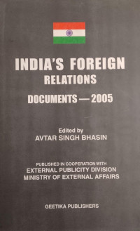 Image of India's Foreign Relations Documents - 2005