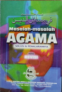 Masalah-Masalah Agama: Solusi dan Penalarannya