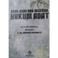 Asas-asas dan susunan hukum adat