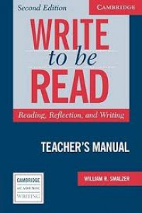 Write to be Read : Reading, reflection, and writing
