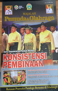 Majalah Pemuda & Olahraga Dinas Pemuda & Olaraga Provinsi Sumatera Utara : Konsisten Pembinaan