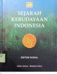 Image of Sejarah Kebudayaan Indonesia:Sistem Sosial