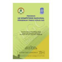 Pedoman Uji Kompetensi Nasional Pendidikan Tinggi Vokasi Gizi