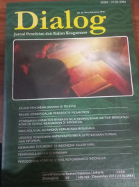 Dialog : Jurnal Penelitian dan Kajian Keagamaan