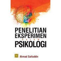 Penelitian eksperimen dalam psikologi