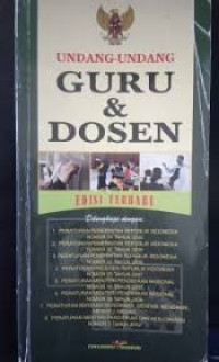 Undang-undang Guru dan Dosen