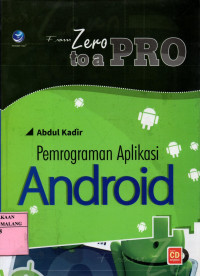 From zero to a pro pemrograman aplikasi android
