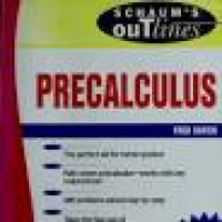 Schaum's outline of theory and problems of precalculus