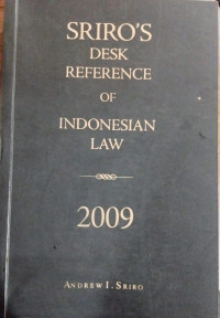 Sriro's Desk Reference of Indonesian Law